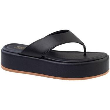 Imagem de Tamanco Feminino Flatform Plataforma De Dedo Confortável Dia A Dia Via