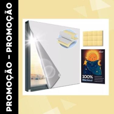 Imagem de Cortina Painel Blackout - Mosquiteiro Para Janela - De 1,20x1,20 - Com