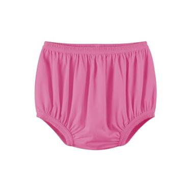 Imagem de EEOST Capa de fralda para adultos para incontinência silenciosa, proteção contra vazamento, roupa íntima de plástico sobre fraldas, calça de borracha à prova d'água (rosa, 4GG)