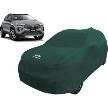 Imagem de Capa Automotiva Fiat Pulse Tecido Helanca Cor Preta - Mz, Verde