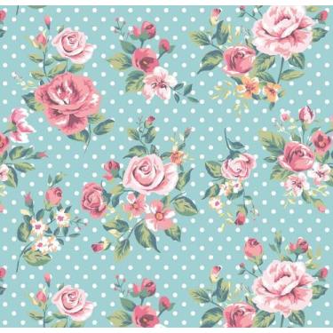 Imagem de Papel De Parede Adesivo Lavável De sala Corações Mosaico 10m - Bazar d