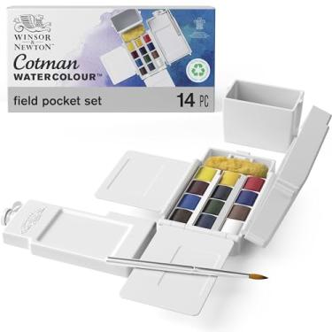 Imagem de Aquarela Winsor & Newton Cotman 12 Cores Field Box Winsor & Newton, 12 Cores