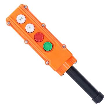 Imagem de COB-61A Interruptor de botão de pressão de guindaste à prova de chuva interruptor de controle remoto para guindastes de automóveis