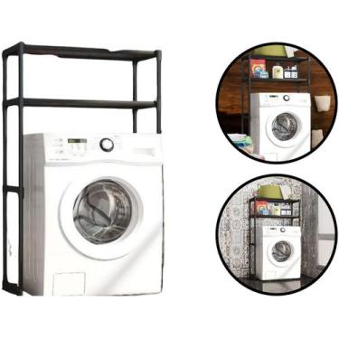 Imagem de Estante Organizadora Para Lavanderia Máquina De Lavar Multiuso Com Dua