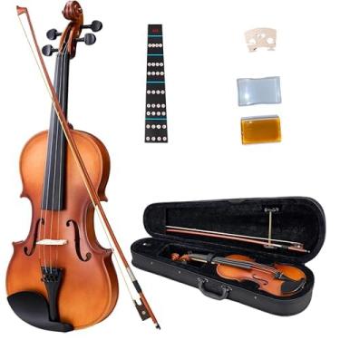 Imagem de Violino Para Iniciantes Regulagem Cavalete Estandarte Ideal Ressonância Acabamento (1/16)