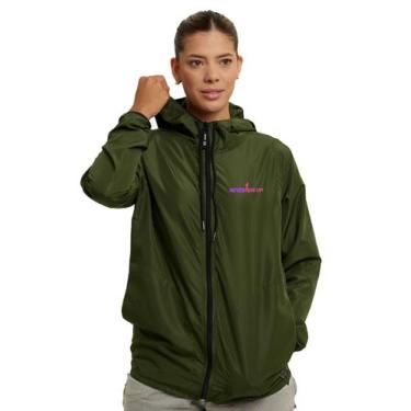 Imagem de Jaqueta Corta Vento Impermeável Feminino WSS Never Give Up! - Web Surf
