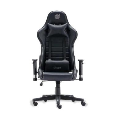 Imagem de Cadeira gamer dazz prime-x v2 preto e cinza - 62000154, Preto e Cinza