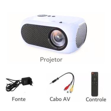Imagem de Mini Projetor M-24 1200 Suporte Full HD 1080P Portátil Vídeo LED - Ath