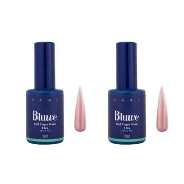 Imagem de Kit 2 Géis Capa Base Flex Natural Pink 10ml - Bluwe