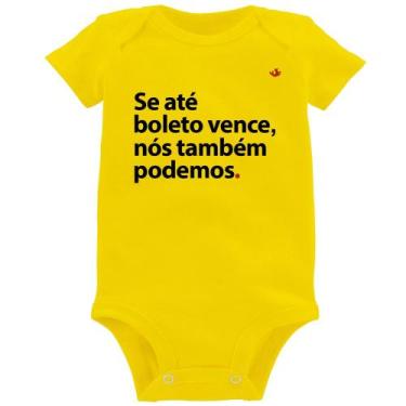 Imagem de Body Bebê Se até boleto vence, nós também podemos - Foca na Moda, Amar