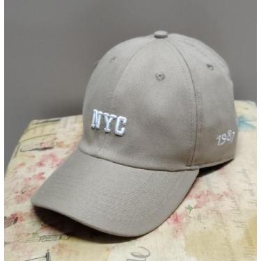Imagem de Boné NY New York City Retro Masculino Aba Curva - Genérico, Caki