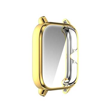 Imagem de Estilo no Pulso, Capa case compatível com Amazfit GTS4 Mini New A2035 Cor:Dourada