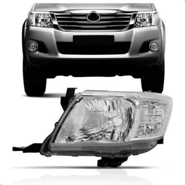 Imagem de Farol Hilux 2012 2013 2014 2015 Pick-up Manual - SP ACESSÓRIOS, Esquer