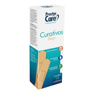Imagem de Curativo Bege Retangular (10 Unidades) - Procter Care - ProcterCare
