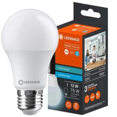 Imagem de Kit 10 Lampada Led Bulbo 12w Branca Fria 6500K Bivolt E27 - Ledvance O