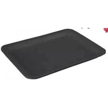 Imagem de Bandeja De Isopor Preto - B04 Rasa - 260X140X14 Mm C/400 - Ultra