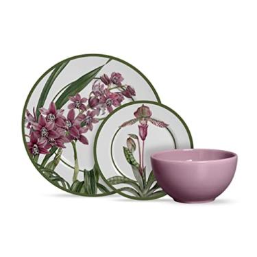 Imagem de Aparelho de Jantar 12 peças Alleanza Orquídeas