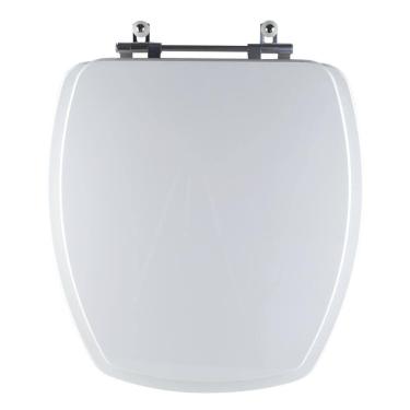 Imagem de Assento Sanitário Tampa De Vaso Branco Resina Poliester Thema Para Bacia Incepa