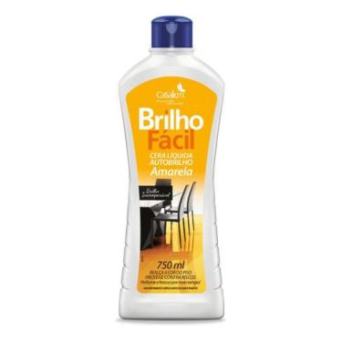 Imagem de Cera Liquida Brilho Facil Amarela 750 Ml - Brilho Fácil