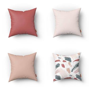 Imagem de Kit Almofadas Decorativas Estampadas 35x35cm Modelo 056