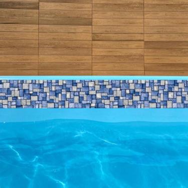 Imagem de Borda De Vinil Para Piscina Faixa Adesiva 1mx30cm 18und alx07 - lene a