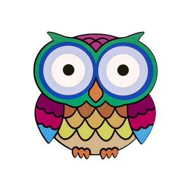 Imagem de Luminária de Teto Plafon de LED Arandela Quarto Bebê Criança Coruja Bivolt