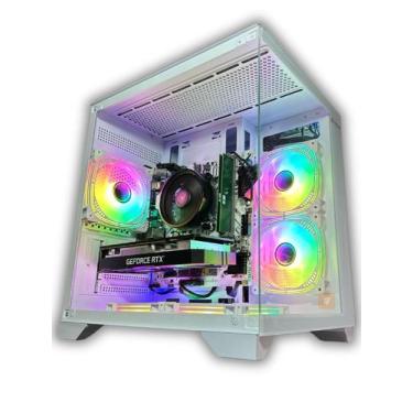 Imagem de PC Gamer Aquário Branco Ryzen 5 5500 RTX 3050 16GB SSD 512GB - infotec