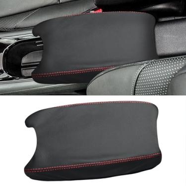 Imagem de SUNBREATH Capa de apoio de braço compatível com console central para Honda HRV 2016 2017 2018 2019 2020 2021 2022 de couro para descanso de braço com tampa protetora de almofada