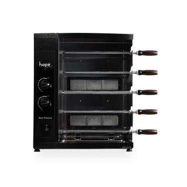 Imagem de Assador A Gás Natural Hope 5 Espetos Bivolt Blaze Premium 5023