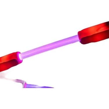 Imagem de Aumente sua segurança e diversão com o Bastão Sinalizador Luminoso para Bicicleta Bike Pesca Camp Trilhas