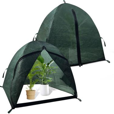 Imagem de HFYZZ Pacote Com 2 Tendas Para Sombra De Plantas, Cobertura Tecido Jardim, Rede Proteção Solar Resistente A Raios Uv Ambientes Internos E Externos, Contra Luz Direta Animais, 56 X Cm