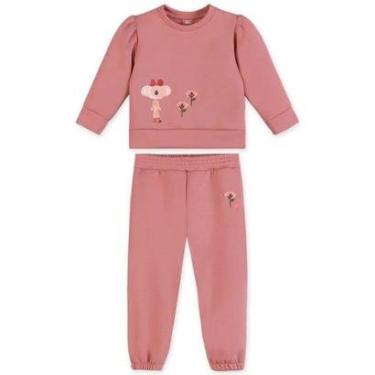 Imagem de Conjunto Manga Longa Lilica Ripilica Flowers Rosa-Feminino