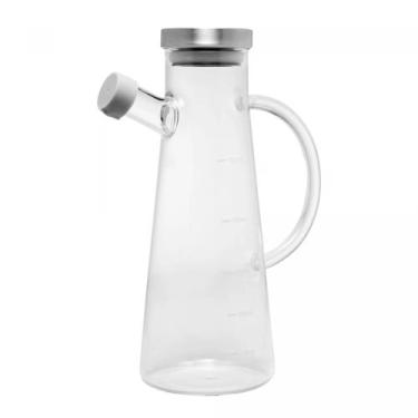 Imagem de Galheteiro de Vidro Borosilicato com Tampa de Metal Slim 500ml Wolff