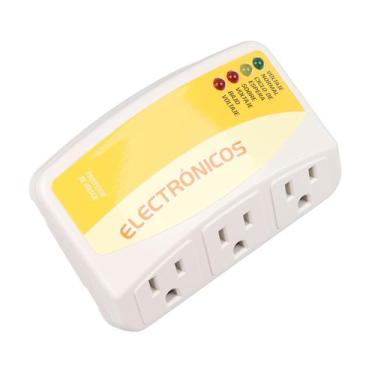 Imagem de Protetor de tensão Power Strip 3 Outlet 1440W 120V com USB - Jeffergar