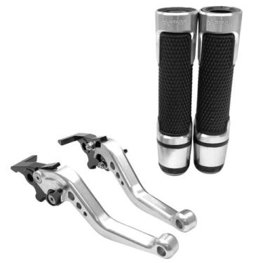 Imagem de Kit Manete Manopla Luva Moto Yamaha Nmax 160 Nmax160 Nmax - Stark Race