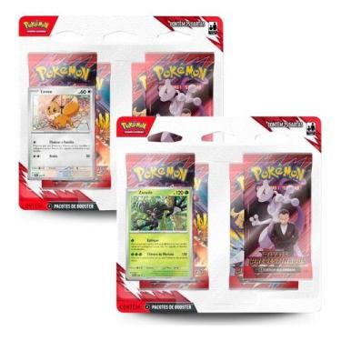 Imagem de Blister Quádruplo Cards Pokémon Rivais Predestinados Lacrado - copag