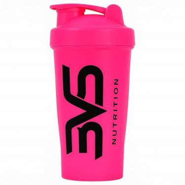 Imagem de 3VS Nutrition Coqueteleira/Shaker Rosa e Preto - Academia 600ml