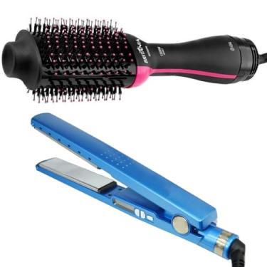 Imagem de Escova Secadora Britânia e Chapinha Nano Titanium