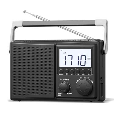 Imagem de LEOTEC Rádio Digital Portátil Am Fm, Display Lcd, Função Bluetooth, 10 Sons De Ruído Branco, Temporizador Sono, Plugue Na Parede, Funciona Com Pilhas, Entrada Para Fone Ouvido, Controle Volume, Fáci