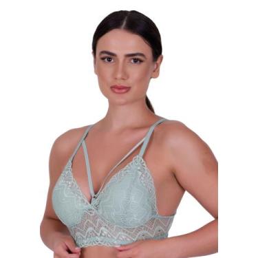 Imagem de Sutiã de Tiras Strappy com Bojo - c3 SUTIÃ SILVANA - TERRA E MAR MODAS