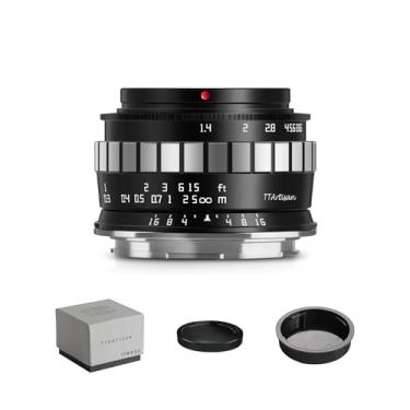 Imagem de TTArtisan Lente Prime com armação F1.4 APS-C de 23 mm, lentes de foco manual grande angular para Leica/Sigma L-Mount T TL TL2 CL e FP (modo APS-C)