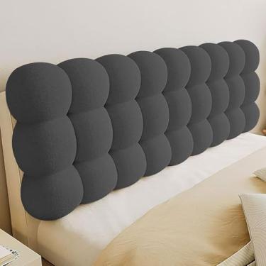 Imagem de Almofada De Cabeceira Painéis De Parede Estofados, Cabeceira Montada Na Parede, Almofada De Apoio, Macia E Confortável Para Sentar Na Cama Lendo E Descansando Quarto Sala De Estar, C, 120x60x10cm