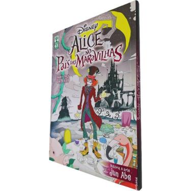 Imagem de Quadrinhos HQ Gibi Graphic Novel Mangá Alice no País das Maravilhas Volume 2 de 2 História e Arte Jun Abe
