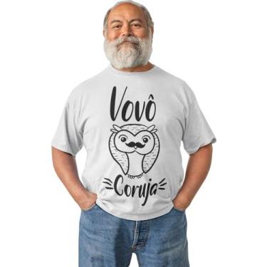 Imagem de Camiseta Vovô Presente Dia Dos Pais Frase Avô Nomes Branca - Del Franc