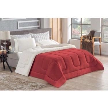 Imagem de Coberdrom Casal Queen Dupla Face Pele de Carneiro Sherpa - Malular, Ve