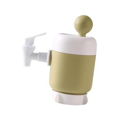 Imagem de IEUDNS Bomba manual para recipiente de água potável, sifão pressurizado manual, acessórios universais, compactos para escritório doméstico, à prova de, Verde