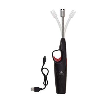 Imagem de Isqueiro recarregável | isqueiro de arco elétrico | isqueiro de pescoço longo sem butano resistente | ideal para churrasco e acampamento ao ar livre | Tecnologia USB Smartigniton
