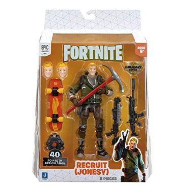 Imagem de Fortnite FNT0655 Legendary Series, 1 Pack-6 Inch Recruit - Jonesy Collectible Action Figure-Includes 3 Interchangeable Faces