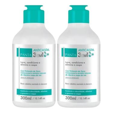 Imagem de Kit Panta Anticaspa 3 Em 1 - Shampoo, Condicionador E Anticaspa - 2 Un