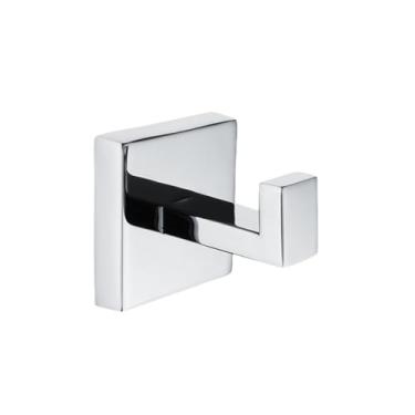 Imagem de Acessórios de banheiro de aço inoxidável Suporte para rolo de papel Toalheiro Prateleira Suporte para escova de vaso sanitário Prateleira de parede cromada Barra para toalha (Gancho para roupão)